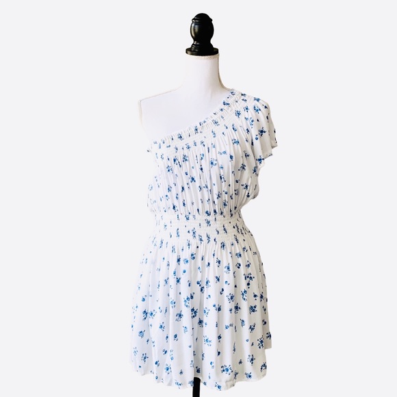 SKYLAR+MADISON ONE SHOULDER FLORAL MINI DRESS - Picture 9 of 15